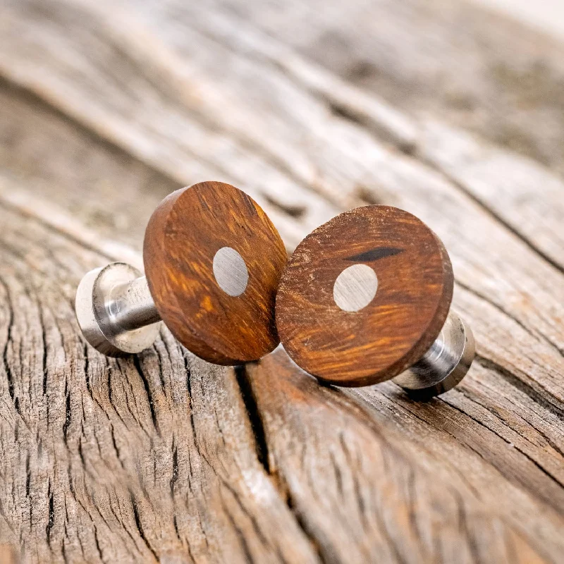 Cufflinks with quirky animal designs for a fun and distinctive style-IRONWOOD CUFFLINKS