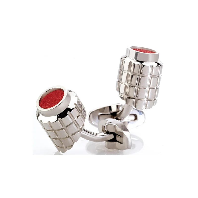 Best cufflinks with a sleek black finish for a contemporary, edgy look-Cuff Links BOLT POWER