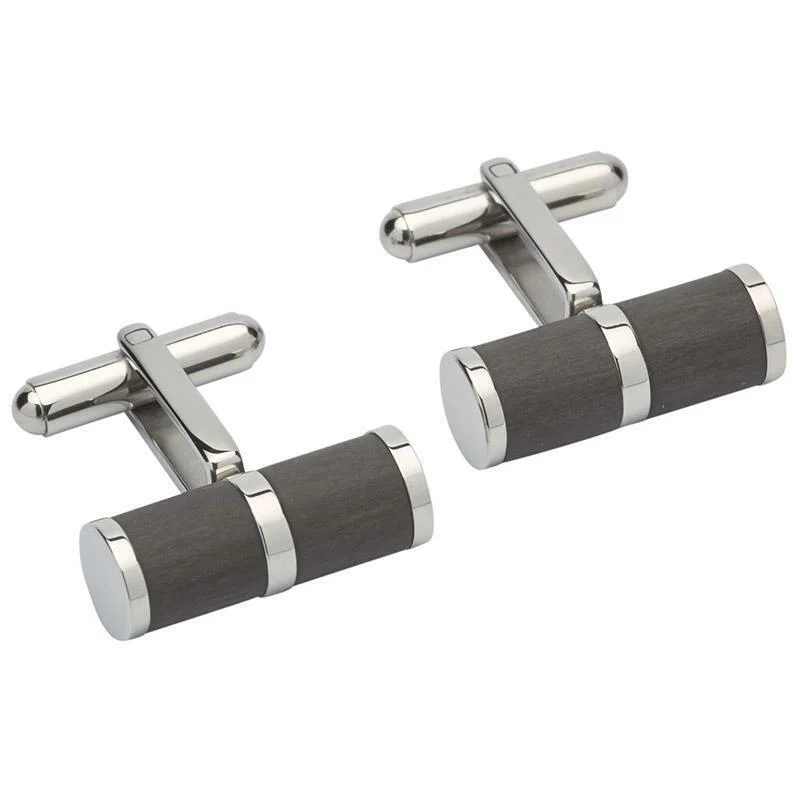 Personalized cufflinks with initials for a custom and meaningful gift-Unique Stainless Steel Mens Cufflinks QC-212