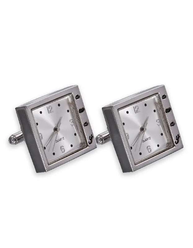 Best cufflinks for formal shirts with refined designs and premium materials-Watch Cufflinks