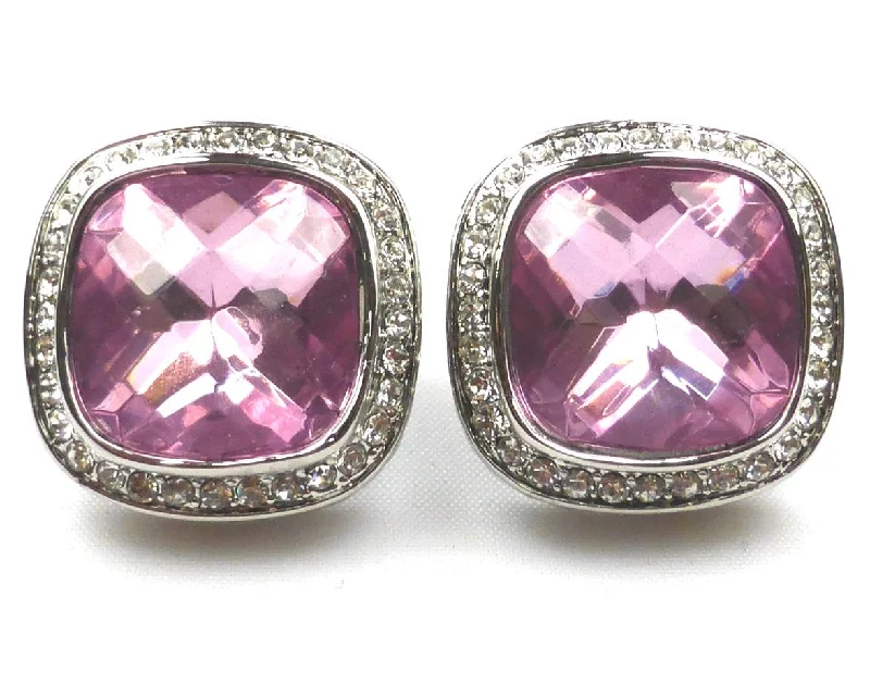 Cufflinks with minimalist designs for a clean, modern and sophisticated accessory-Romance Purple Crystal Cufflinks