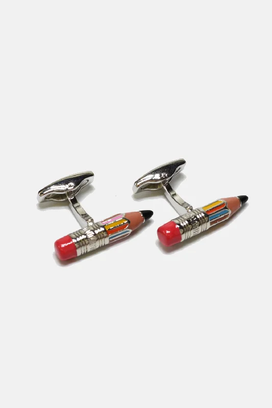 Best cufflinks for business attire with simple, sleek designs for professionals-Pencil Cufflinks