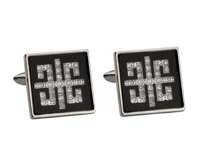 Best cufflinks for men with personalized birthstone options for meaningful gifts-SILVER PLATED CUFFLINKS