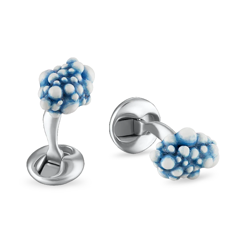 Best cufflinks with enamel inlays for a colorful and artistic touch-The Bubbles