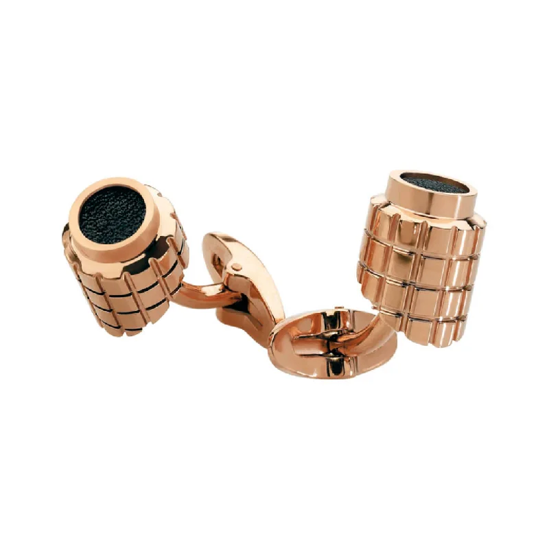 Best cufflinks with silver plating for an affordable yet luxurious appearance-Cuff Links BOLT FORCE IPR