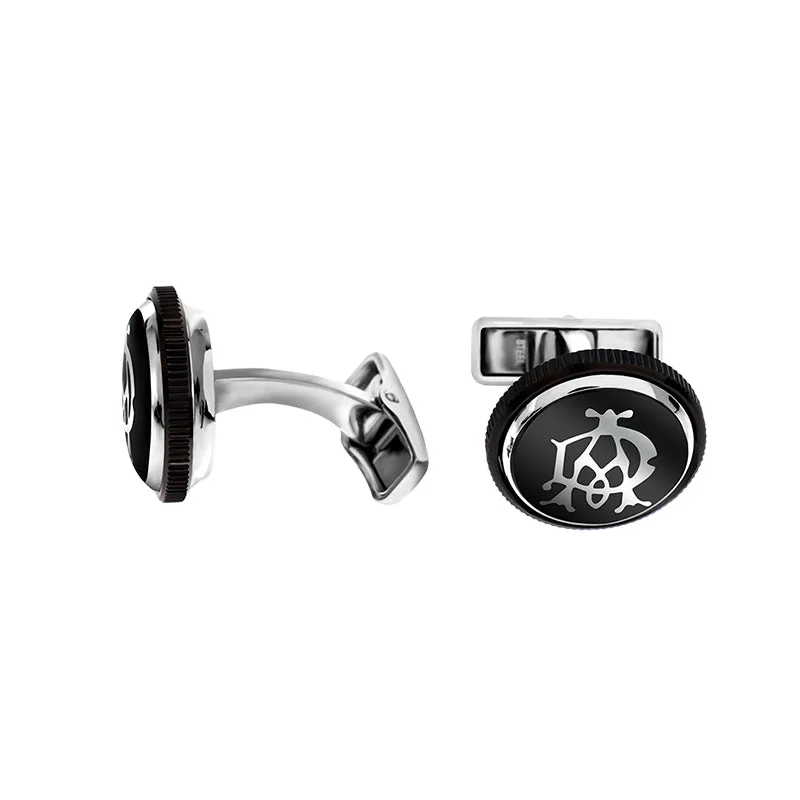 Best cufflinks with classic oval designs for a traditional and versatile appearance-ALFRED DUNHILL  <p>  Cufflinks Sentryman </p> <p>  925 silver </p> <p> <FONT SIZE=2>  JLL0223K </font> </p>