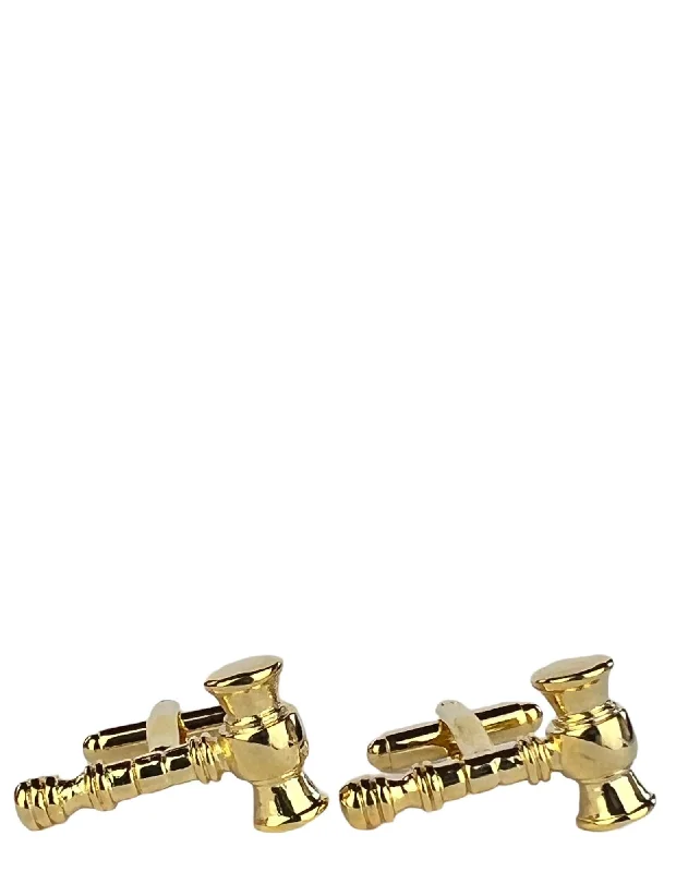 Best cufflinks with a polished gold finish for a luxurious and timeless look-DÉCLIC Gavel Cufflink - Gold