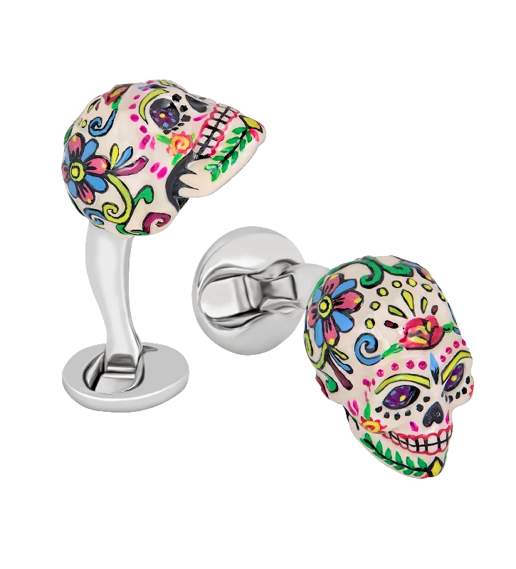 Best cufflinks with a polished brass finish for a vintage-inspired aesthetic-Sweet Yorick