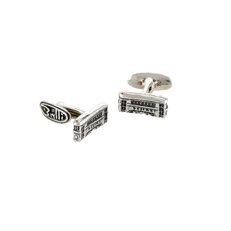 Cufflinks with colorful gemstones for a vibrant and eye-catching appearance-Streetcar Cufflinks