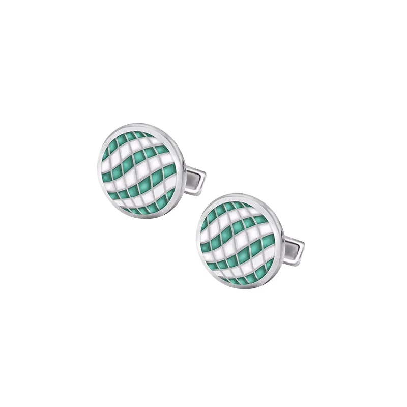 Cufflinks with classic round designs for a versatile and timeless accessory-ALFRED DUNHILL  <p>  Cufflinks  Jester grey </p> <p>  925 silver </p> <p> <FONT SIZE=2>  JYF8253H </font> </p>