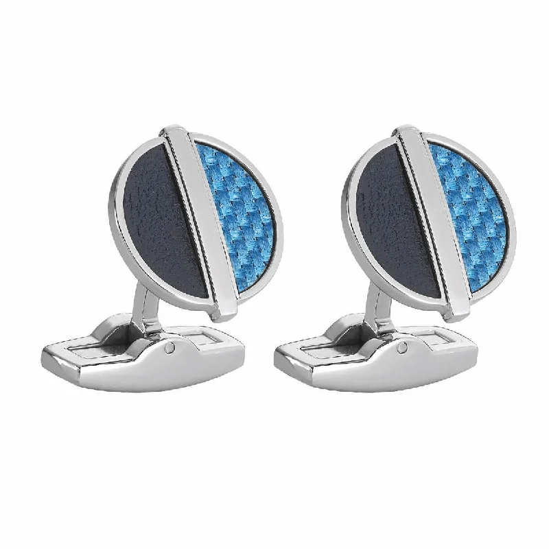 Best cufflinks for formal events with timeless designs in classic silver and gold-Cufflinks SEA FLEET Abyss