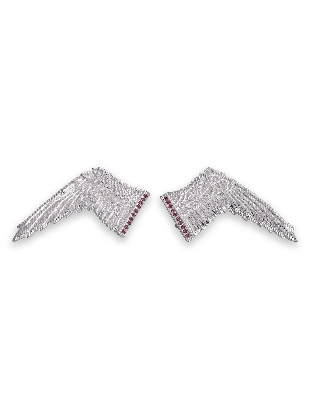 Best cufflinks with pearl inlays for a classy and elegant style-Wing Cufflinks