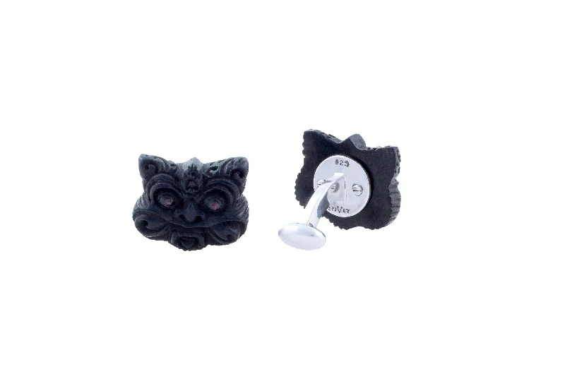 Best cufflinks with textured designs for added dimension and style-Barong & Rangda - Balance