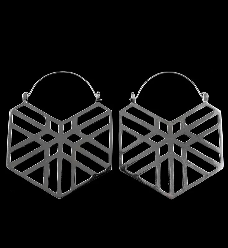 Hoop earrings with a matte finish for a sleek and sophisticated appearance-16G Contour Hangers - Earrings