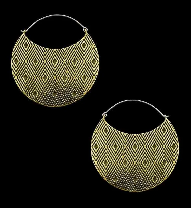 Best hoop earrings with vintage coins for a retro, antique-inspired style-Allotrope Titanium Hangers - Earrings