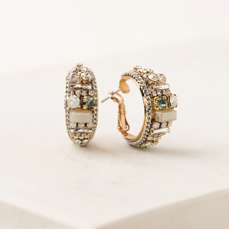 Best hoop earrings with intricate beaded details for a textured, stylish appearance-Charleston Hoop Earrings