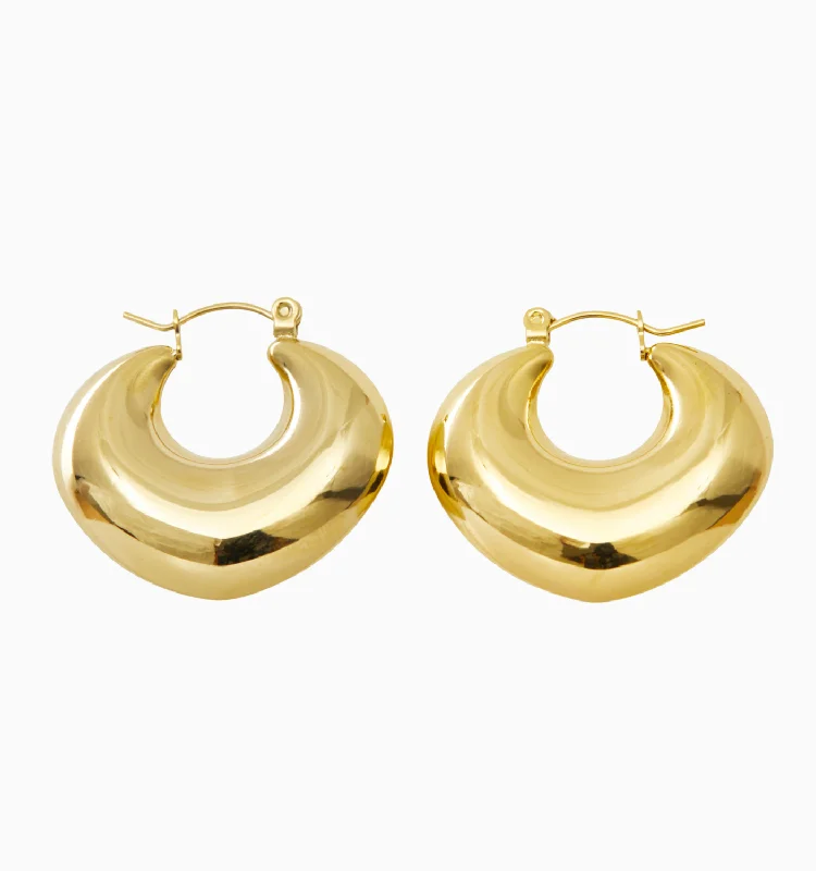 Hoop earrings with satin finishes for a smooth and elegant appearance-Chloe Hoops Earrings