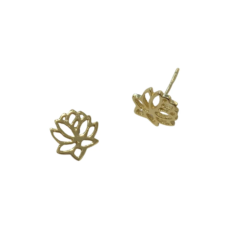 Best hoop earrings with detachable studs for a versatile and adjustable accessory-Lotus Studs