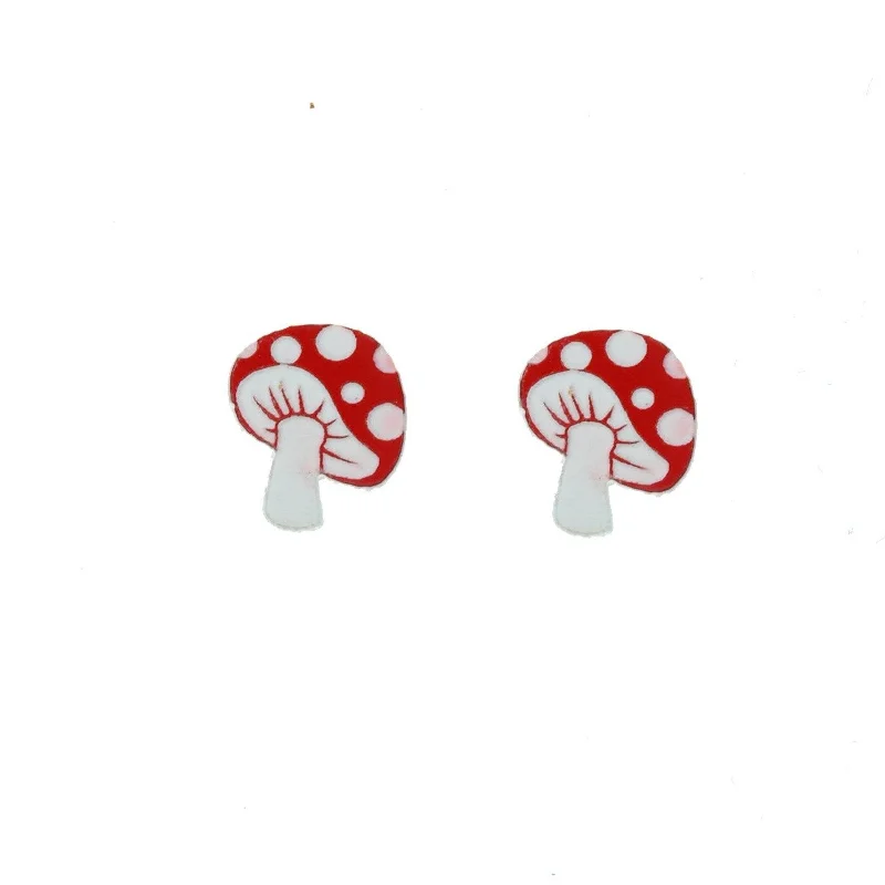 Best hoop earrings with delicate chain details for a trendy and stylish design-Magic Mushroom Earrings