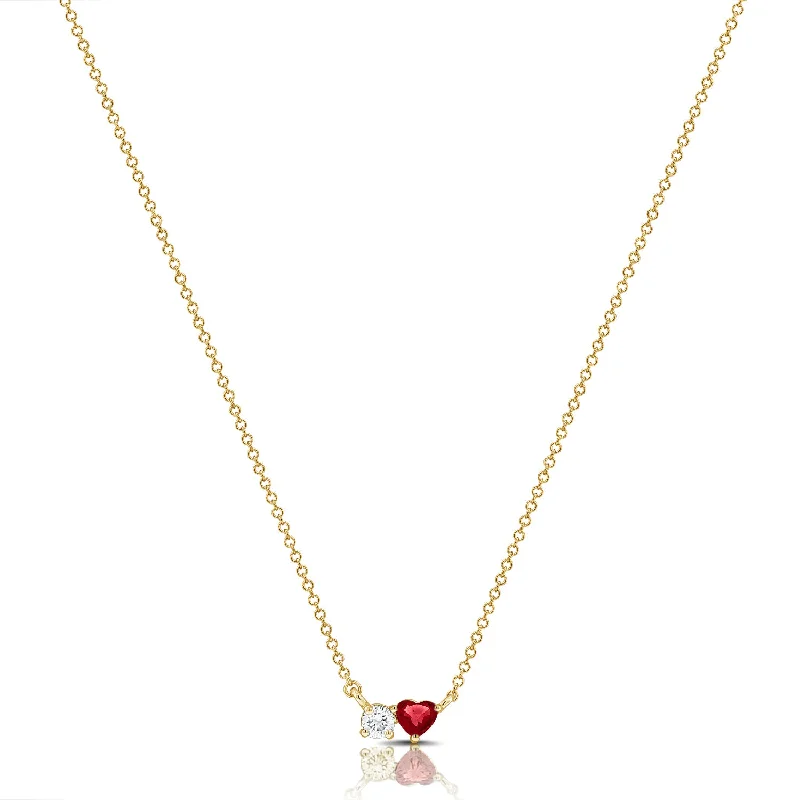 Unique necklaces and pendants with vintage-inspired designs for timeless appeal-0.30ct Hearts & Love Solitaire Diamond Pendant Necklace in 14kt Gold