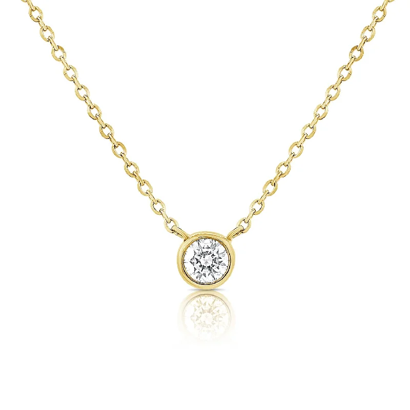 Best necklaces and pendants with matching rings for a coordinated jewelry set-14K Gold Diamond Necklace