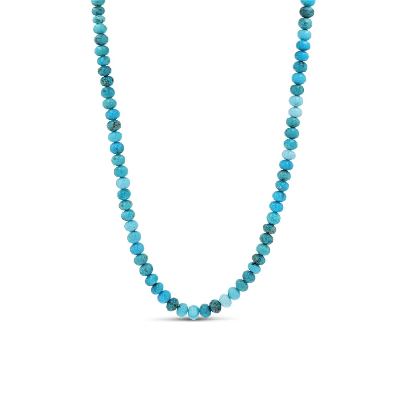 Best necklaces and pendants with matching earrings for a coordinated, elegant look-Arizona Turquoise Strung Necklace - 18" - 20"