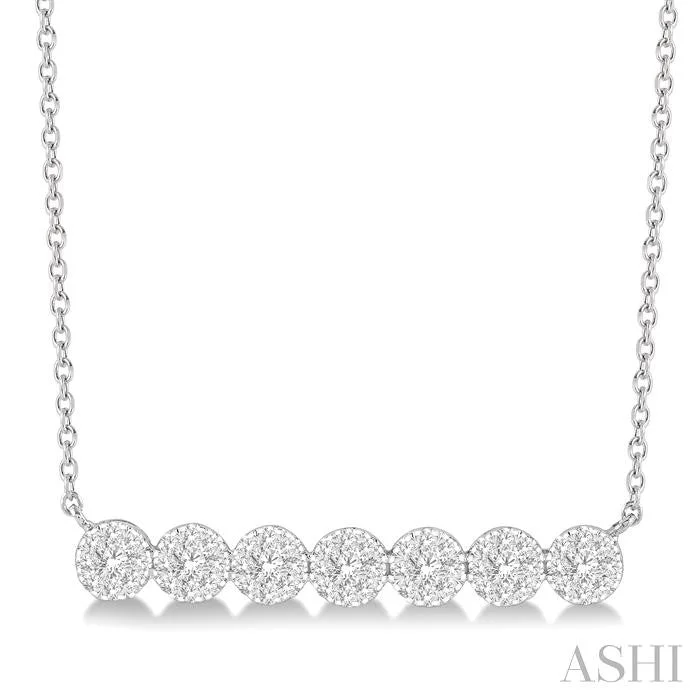 Beautiful necklaces and pendants with butterfly motifs for a whimsical style-BAR LOVEBRIGHT ESSENTIAL DIAMOND NECKLACE