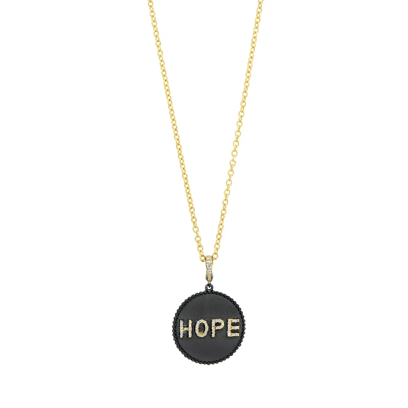 Necklaces and pendants with abstract shapes for a modern, creative appearance-HOPE Pendant Necklace