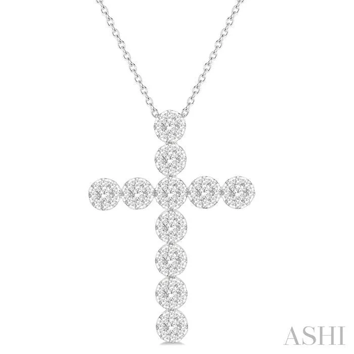 Unique necklaces and pendants with artistic shapes for a creative, one-of-a-kind design-CROSS LOVEBRIGHT ESSENTIAL DIAMOND PENDANT