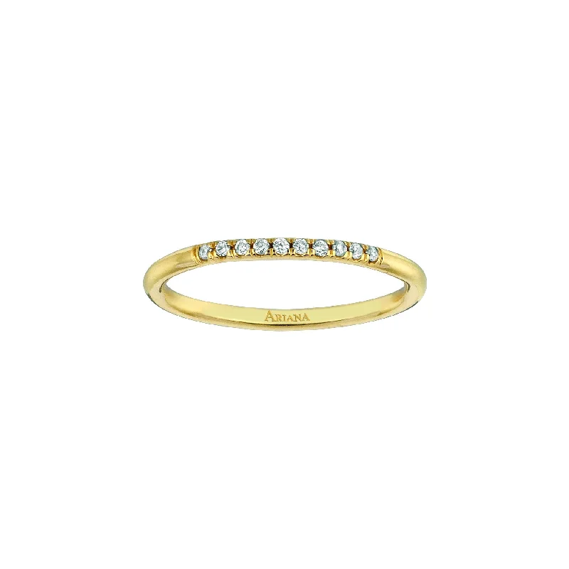 Rings with pave-set gemstones for brilliance -Halfway Diamond Eternity Ring