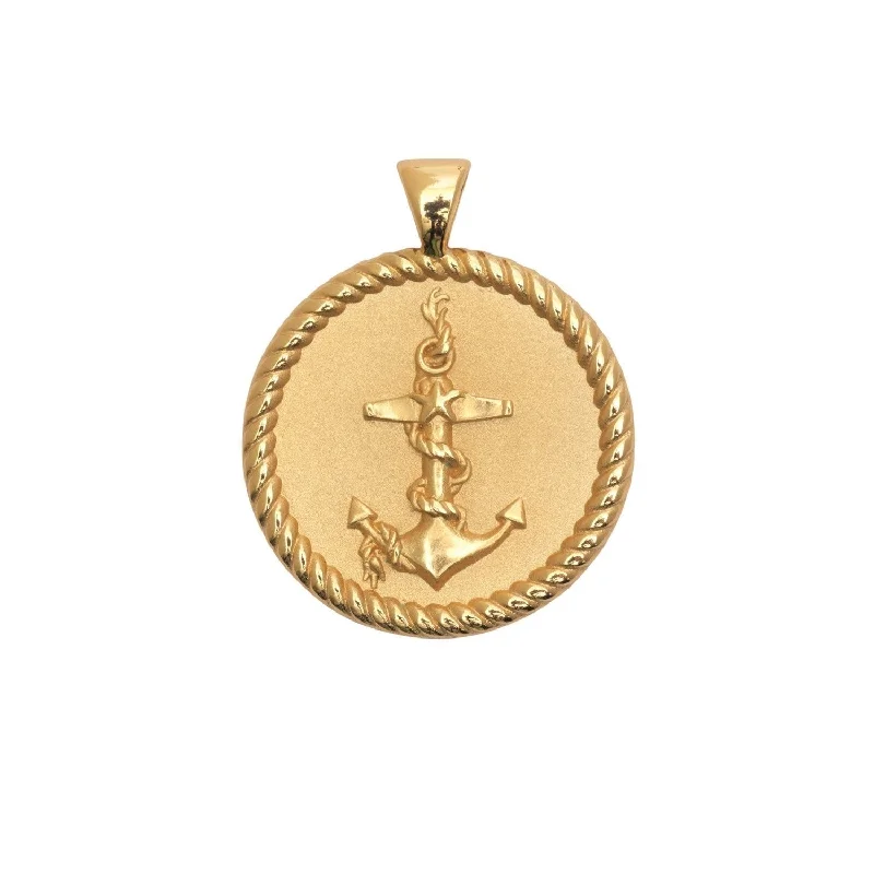 Elegant necklaces and pendants with gold chains for a chic, timeless appearance-Jane Win STRONG Original Coin Pendant Necklace