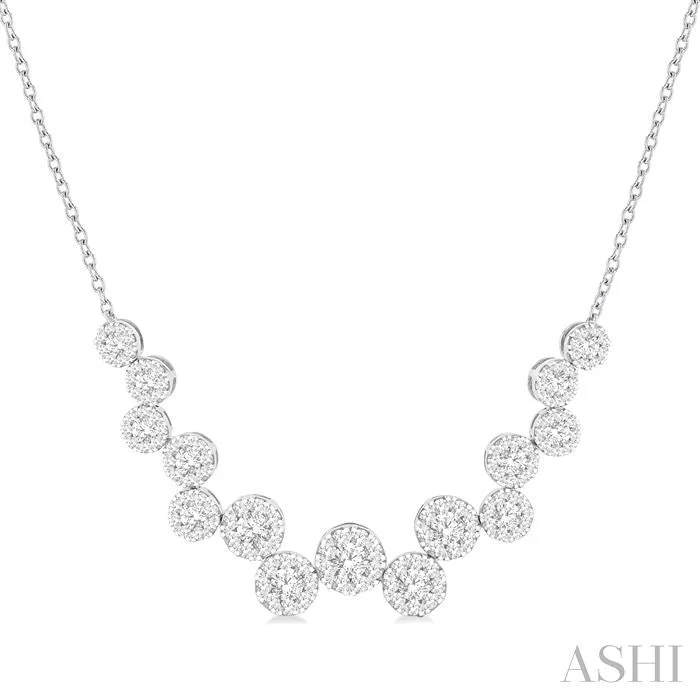 Best necklaces and pendants with heart-shaped designs for a romantic look-LOVEBRIGHT DIAMOND NECKLACE