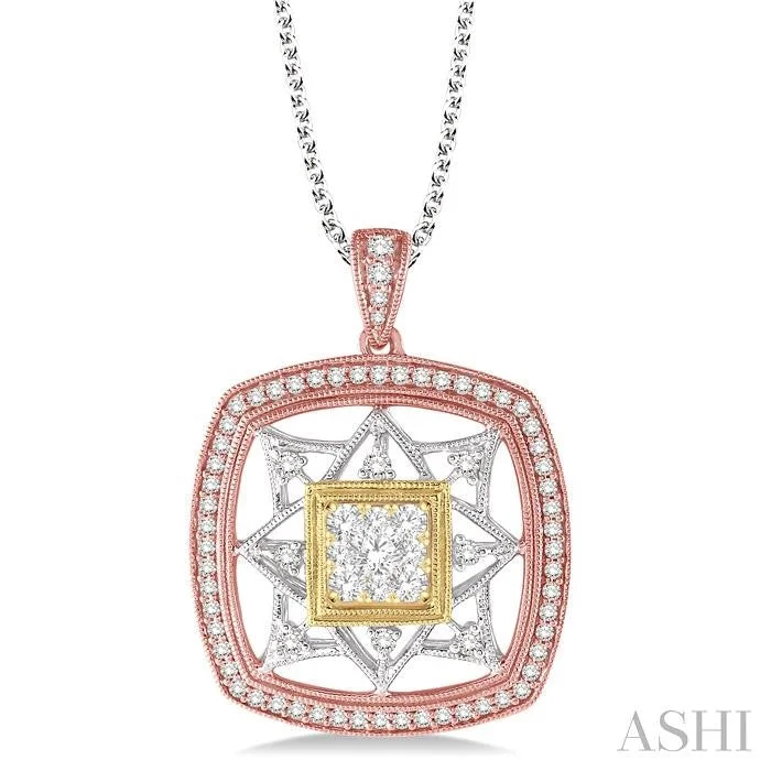 Simple necklaces and pendants with tiny charms for a delicate and casual vibe-LOVEBRIGHT DIAMOND PENDANT