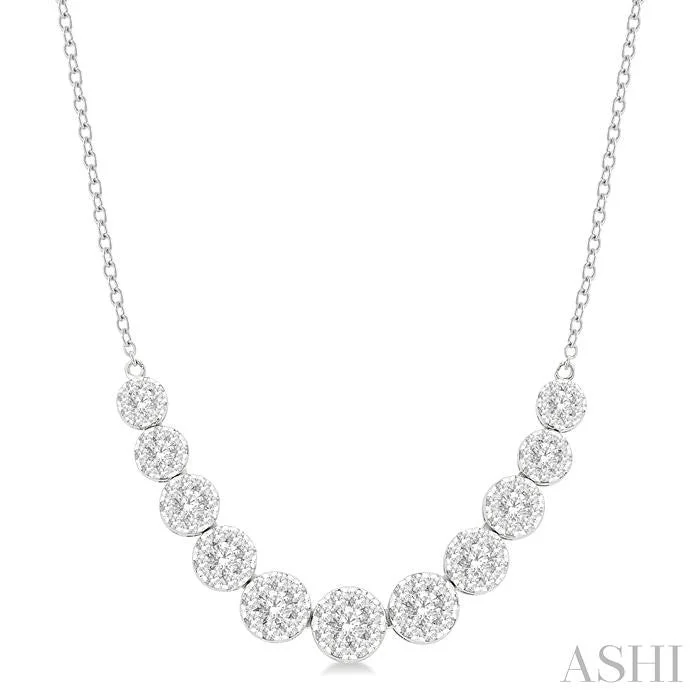 Best necklaces and pendants with cubic zirconia for a budget-friendly dazzling effect-LOVEBRIGHT ESSENTIAL DIAMOND SMILE NECKLACE