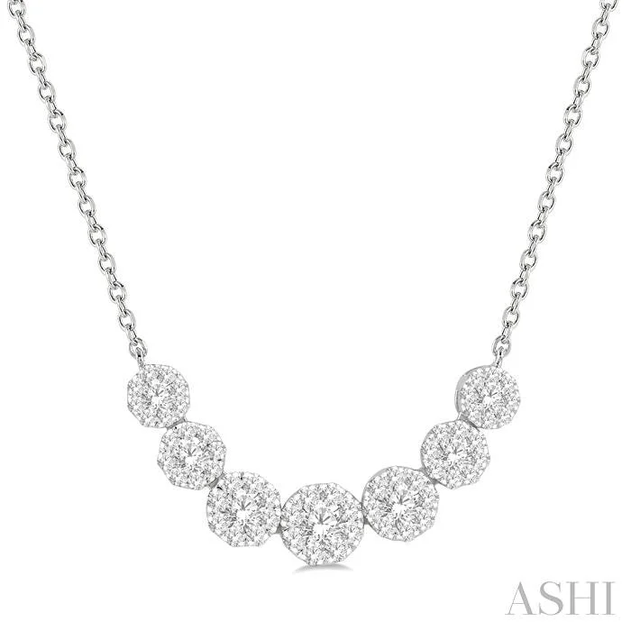 Beautiful necklaces and pendants with butterfly motifs for a whimsical style-LOVEBRIGHT ESSENTIAL DIAMOND SMILE NECKLACE