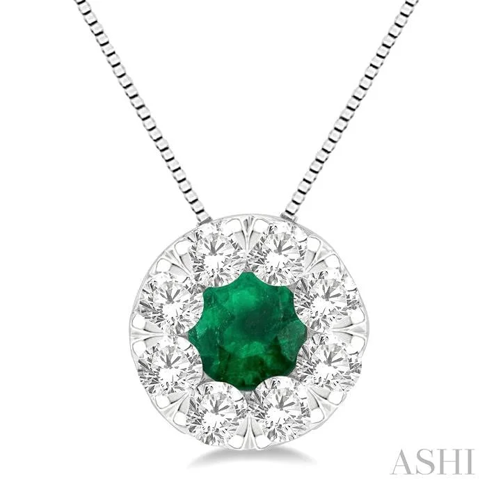 Best necklaces and pendants with statement designs for a fashionable accessory-LOVEBRIGHT GEMSTONE & DIAMOND PENDANT