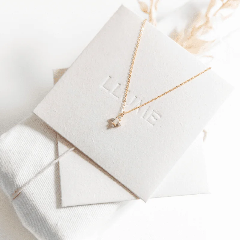 Personalized necklaces and pendants with coordinates for a meaningful location-based gift-Moment Necklace