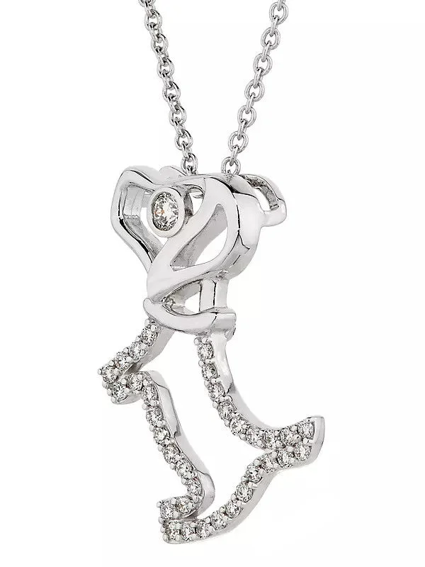 Simple necklaces and pendants with tiny charms for a delicate and casual vibe-Roberto Coin Scottie Dog Diamond Pendant Necklace