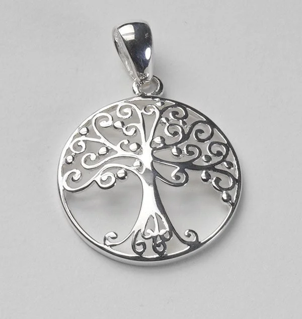 Necklaces and pendants with sun and moon motifs for a celestial-inspired design-Southern Gates® Medium Round Oak Tree Pendant