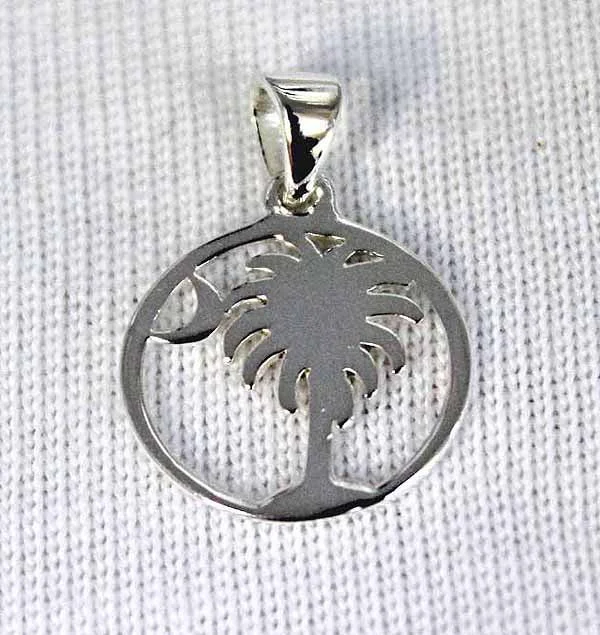 Beautiful necklaces and pendants with diamond-encrusted designs for maximum sparkle-SS (PD)SOUTHERN GATE TREE/MOON SMALL PENDANT