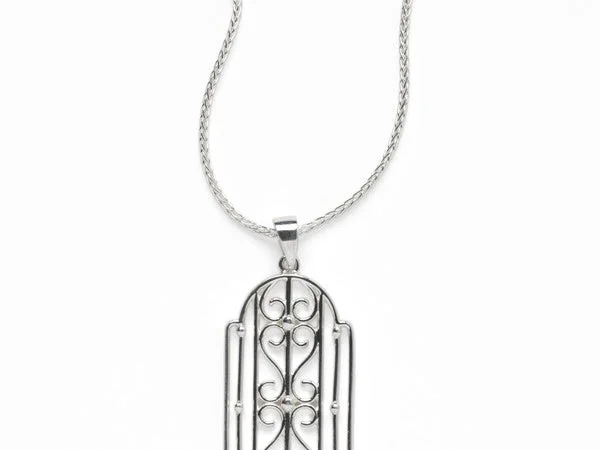 Necklaces and pendants with lotus flower designs for a spiritual, peaceful vibe-Gate Biltmore Transom Necklace