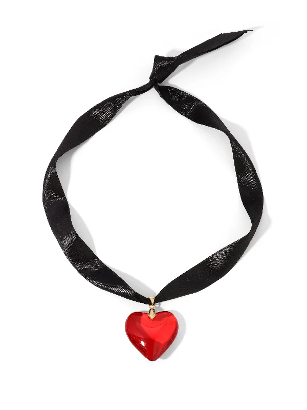 Best necklaces and pendants with floral designs for a feminine and elegant feel-The Jaymes Heart Choker