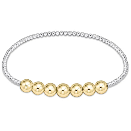 Best bangle bracelets with gold-filled material for an affordable luxury option-Bliss 3mm/6mm Bracelet in Mixed Metal