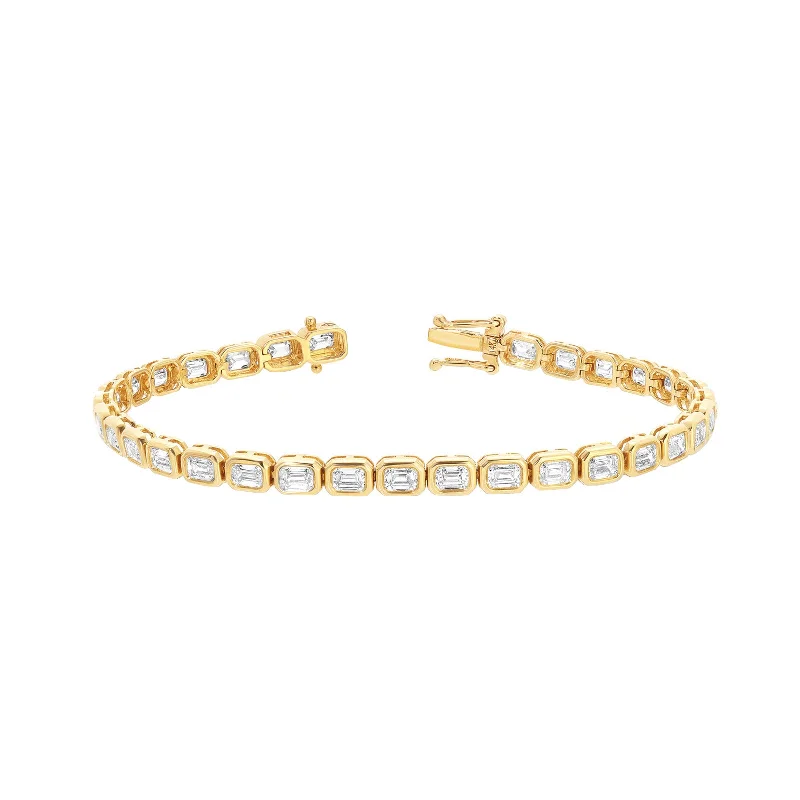 Stylish bangle bracelets with gemstone accents for a chic and modern look-Mini EW Nova Tennis Bracelet