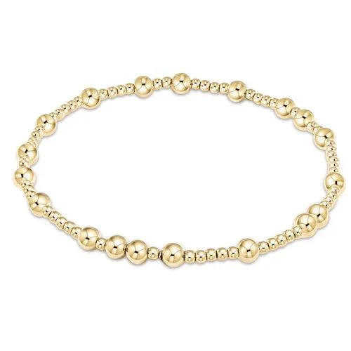 Elegant bangle bracelets with diamond-cut designs for added sparkle and elegance-Enewton Extends - Hope Unwritten Bracelet - Gold - 4mm