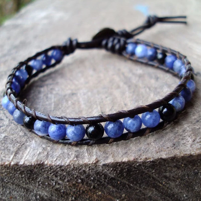 Best bangle bracelets with crystal accents for added sparkle and glamour-Kyanite Deeper Truth Bracelet