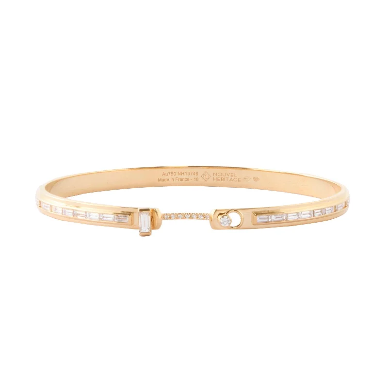 Elegant bangle bracelets with diamonds for a luxurious and sparkling accessory-My Best Friend's Wedding Bangle - Yellow Gold