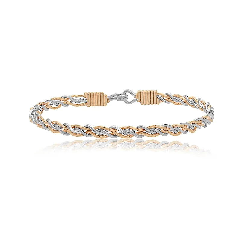 Best bangle bracelets with cubic zirconia for a dazzling and affordable alternative to diamonds-Ronaldo - Lean on Me Bracelet