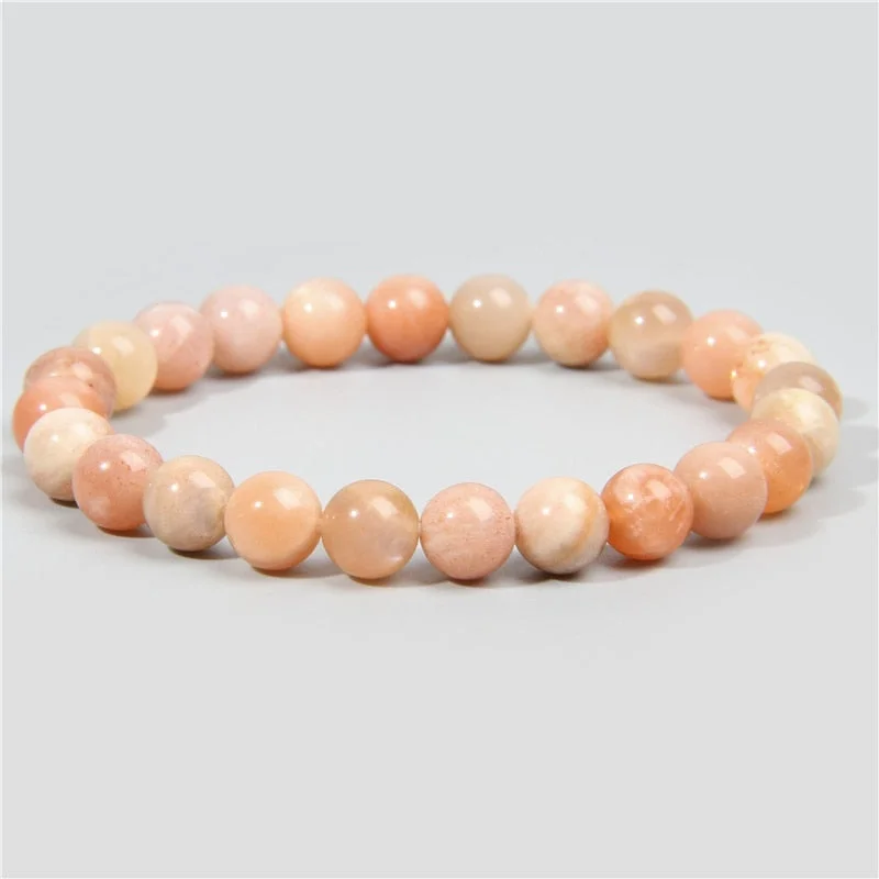 Simple bangle bracelets with smooth matte finishes for a subtle and modern style-Sunstone Faith Bracelet