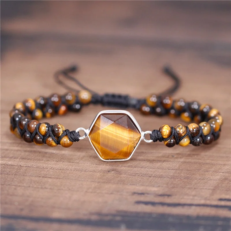 Best bangle bracelets with intricate filigree patterns for an elegant and detailed finish-Tiger’s Eye Abundance Bracelet